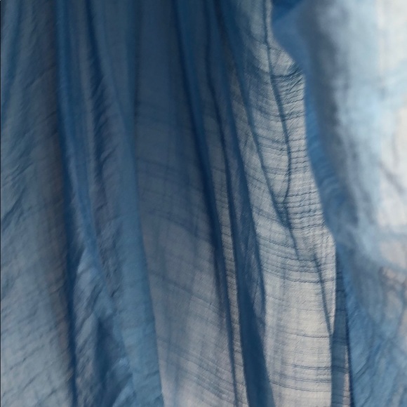 Light blue crochet detail tank top, large - Picture 5 of 5